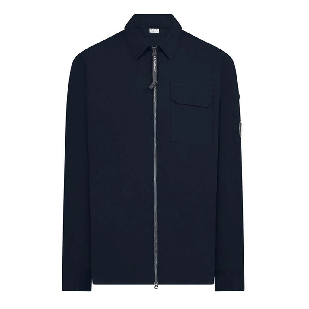 CP Company Men's Full-Zip Overshirt - Blue